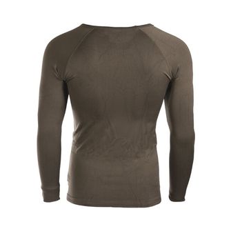 Mil-tec T-shirt with long sleeve Sports, oliva