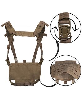 Mil-Tec dark coyote chest rig lightweight