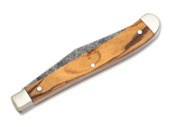 Böker Manufaktur Solingen Delicate Acid Olive Pocket knife 8.3 cm, olive wood, case