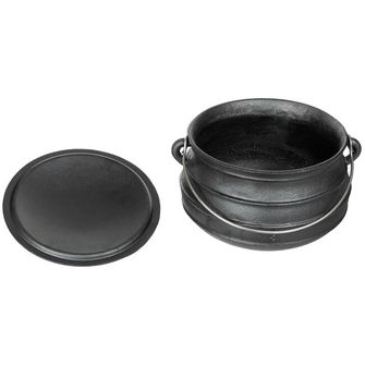 Foxoutdoor pot, cast iron, approx. 7 l