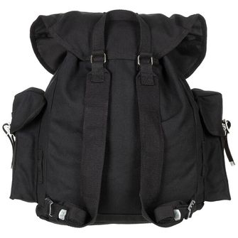 MFH BW Backpack, black, canvas
