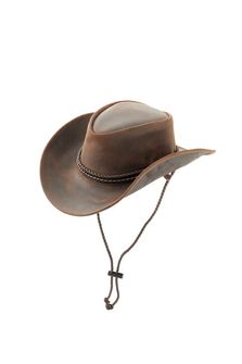 Origin outdoors trapper leather hat, brown
