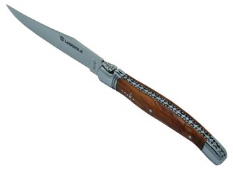 Laguioioly DUB101 steak knife, blade 11.5 cm, steel 420, handle olive wood