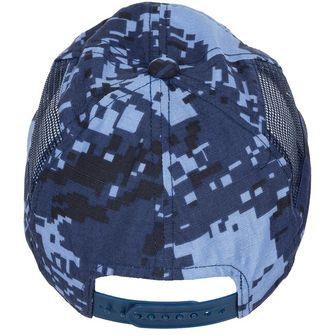 MFH US Cap, digital blue, with mesh inserts, size-adjustable
