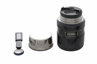Thermos King Dose for food with a spoon of 0.47 l dark blue