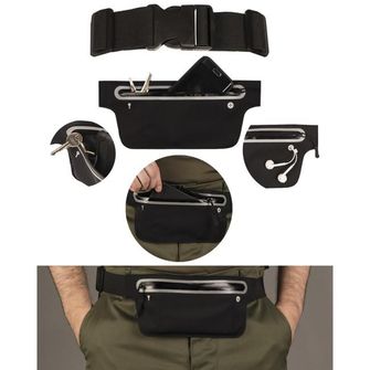 Mil-tec wallet with Lycra® belt black