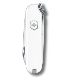 Victorinox Classic SD Colors Falling Snow Multifunctional Knife, White, 7 features