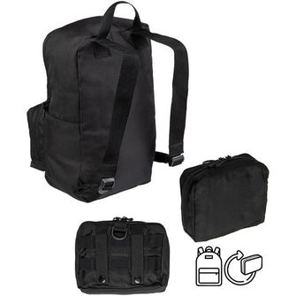 MIL-TEC Assault Ultra compact backpack, black 15l