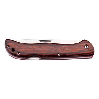 Herbertz pocket knife 9.7cm, brown wood pakka