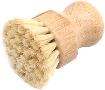 Origin outdoors Bamboo Wooden brush to clean dishes