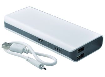 Baladeo PLR905 PowerBanka s11000 2x USB, white
