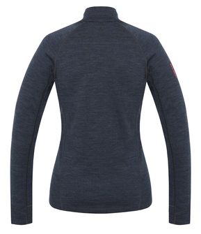 HUSKY women&#039;s merino wool sweatshirt Alou L, black/blue