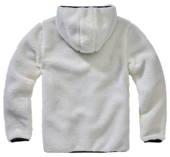 Brandit fleece pullover Teddyfleece Worker, white