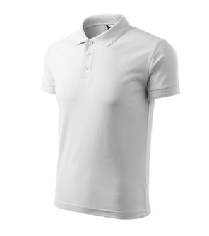 Malfini pique polo men&#039;s polo shirt, white