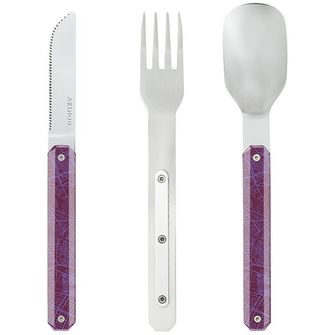 AKINOD A01M00014 Set of cutlery 12h34, Downtown Violet