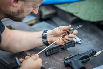 Helikon-Tex Cleaning kit for .38 / 9 mm caliber pistol - copper - black
