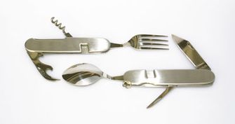 Origin outdoors separable stainless steel cutlery