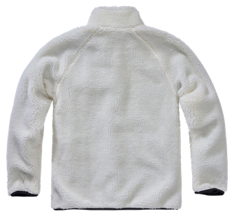 Brandit fleece jacket Teddyfleece, white