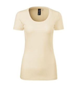 Malfini merino rise women&#039;s short shirt, almond