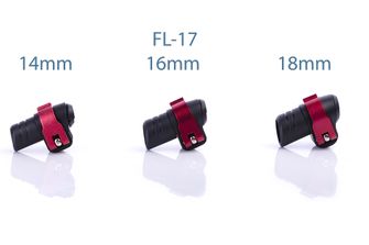 WARP ND-Flip-Lock drive FL-17 black plastic/red alu lever/red mother, for diameter 14mm
