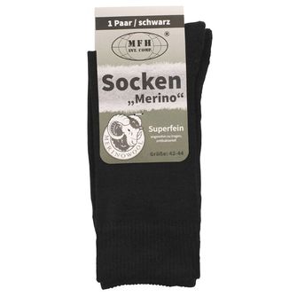 MFH socks, &quot;merino&quot;, black