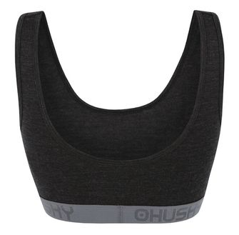 HUSKY merino thermal bra, black