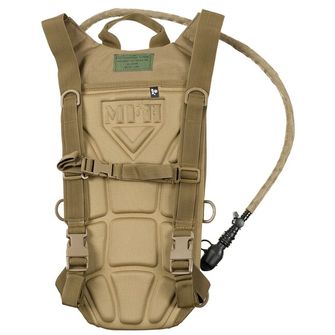 MFH Hydration Backpack, with TPU Bladder, Extreme, 2.5 l, coyote tan