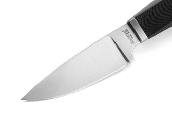 Lionsteel knife with a fixed blade with a handle of black G10 Willy WL1 GBK