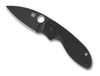 Spyderco Efficient pocket knife 7.5cm, black, G10