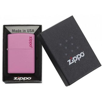 Zippo petrol lighter pink matt