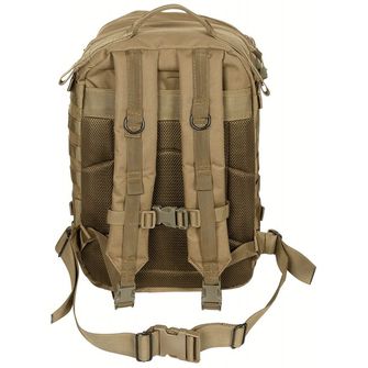 MFH US Backpack, Assault II, coyote tan