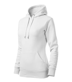 Malfini Cape women&#039;s hooded sweatshirt, white
