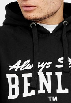 Benlee men&#039;s sweatshirt with hood hood hood, black