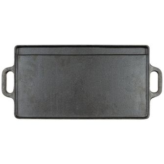 Fox Outdoor Griddle, Cast Iron, 2 handles, ca. 50 x 23 x 1.5 cm
