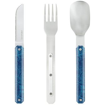 Akinod A01M00012 Set of cutlery 12h34, downtown bleu