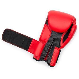 Benlee leather boxing gloves Rodney, red