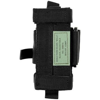 MFH Mobile Phone Holder, MOLLE, black, adjustable