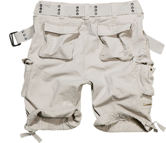 Brandit Savage Vintage Shorts, white