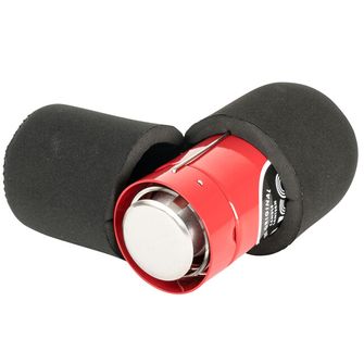 UCO set of candle lantern with reflector and neoprene covers red