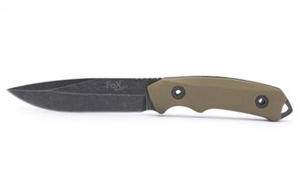 FOX Outdoor survival knife Stonewashed Coyote II, 25.5 cm