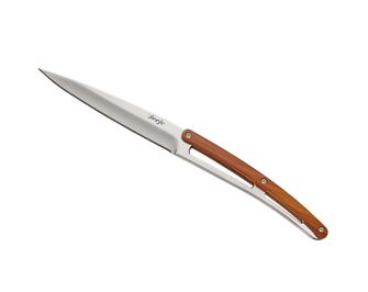 Deejo set 6 knives Table high gloss Coralwood jagged blade