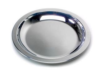 Basicnature flat stainless steel plate