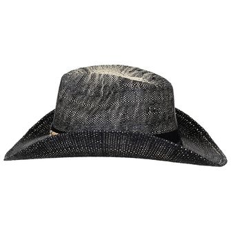 Fox Outdoor Straw Hat, Texas with hat band, black-brown