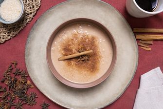 Jomipsa Rice Pudding Forestia with cinnamon and anise