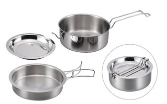 Origin Outdoors Snap-Pack Set for stainless steel cooking