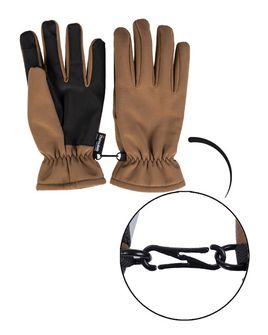 Mil-Tec dark coyote softshell gloves thinsulate™