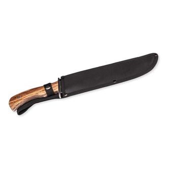 Herbertz large belt knife, 26cm, wood zebrano