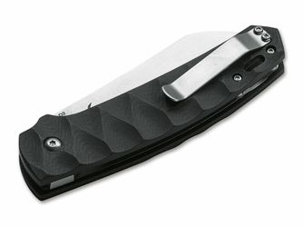 Böker Plus Haddock Pro pocket knife 8.7 cm, black, G10, Nylon case