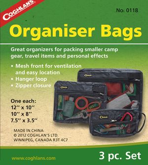 COGHLANS NYLON/Silem bags to organize