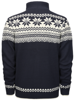Brandit sweater Norwegian with zip fastening, navy blue